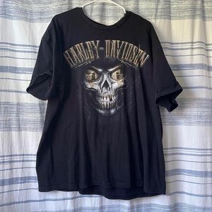 Harley Davison Madison, WI skull shirt 2xl